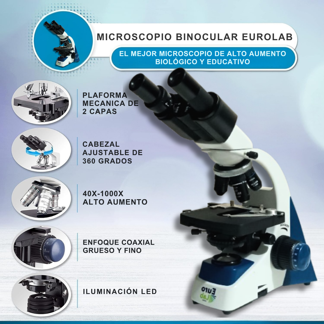 Microscopio Binocular Eurolab CN-2005B