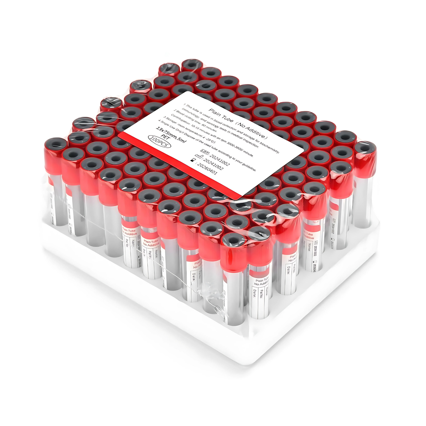 Tubo Vacutainer Rojo 5 ml
