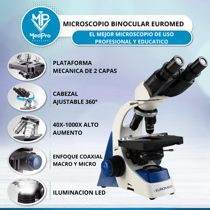 Microscopio Binocular EUROMED B-01