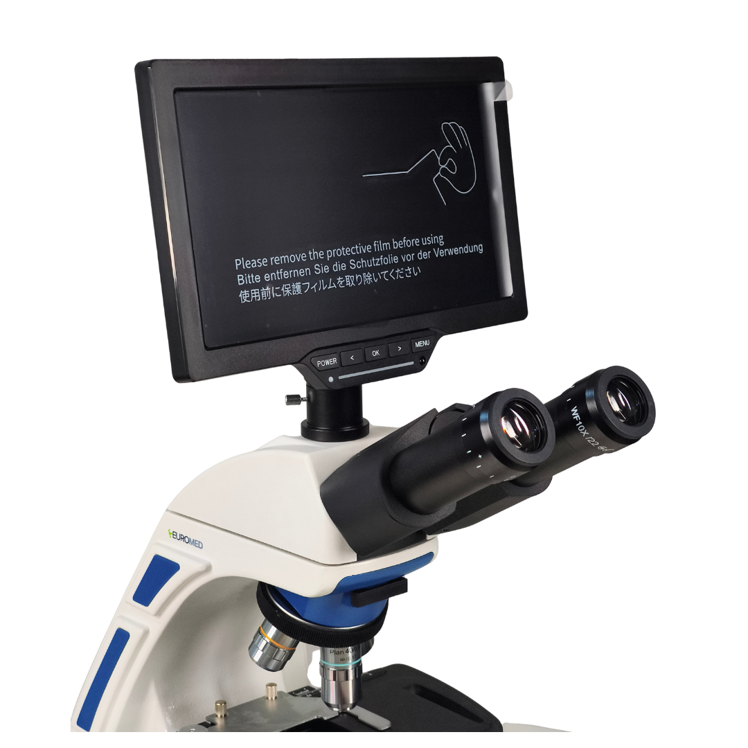 Microscopio Trinocular Euromed con Pantalla