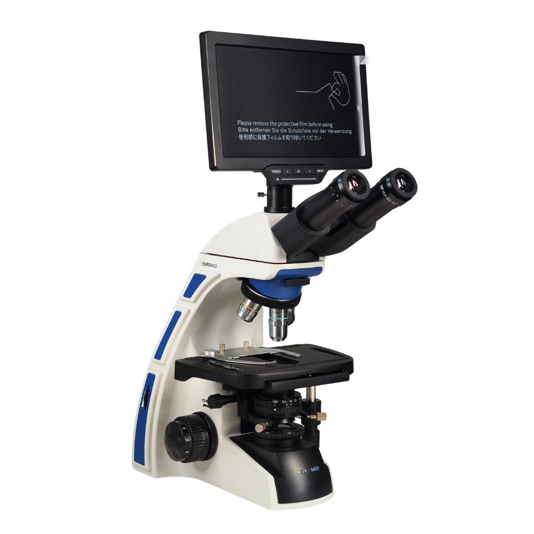 Microscopio Trinocular Euromed con Pantalla