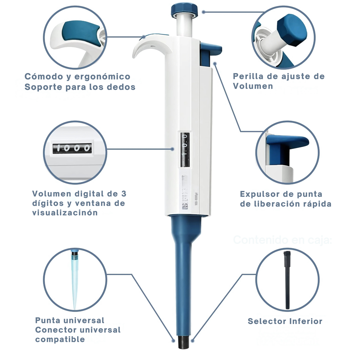 Micropipeta de Volumen Fijo y Variable